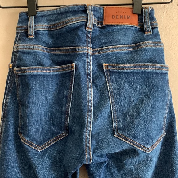Sezane Slim Parfait High Rise 7/8 Jeans Bleu Clair S201PAN022B Size 23 - Picture 9 of 10